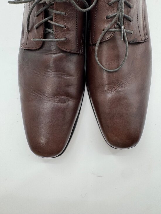 Cole Haan Mens Brown Leather Oxfords Size 12M With Lace-Up Design main image 15